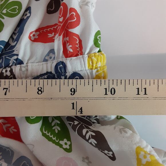 Mini Boden Butterfly Romper Tie Strap Jumpsuit Pockets Elastic Waist Girls 4/5 - Picture 10 of 12